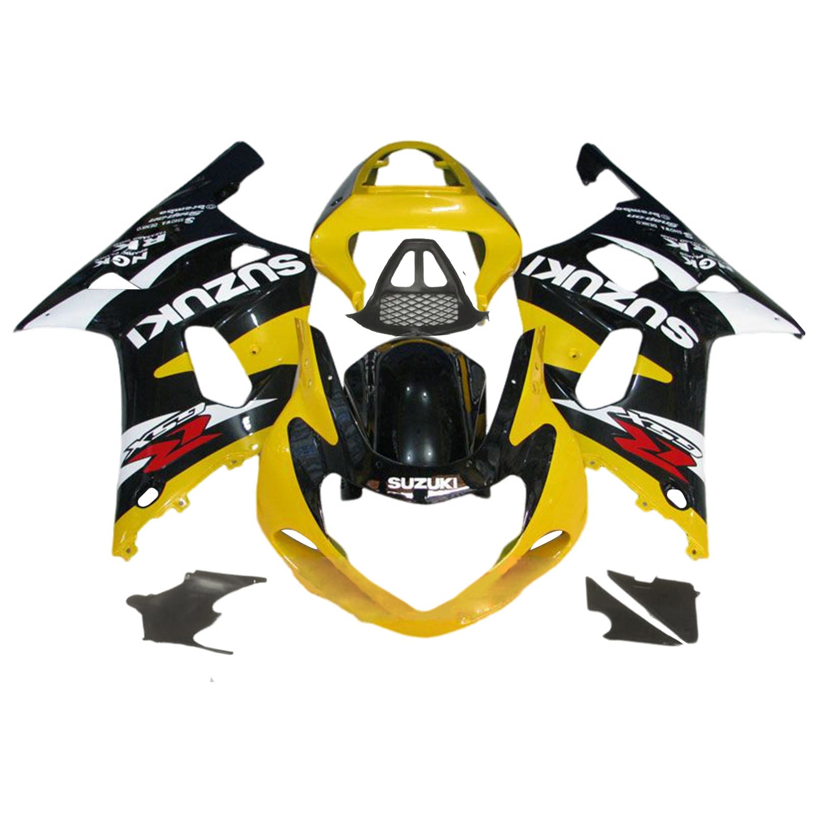 2000-2002 Suzuki GSXR1000 K1 K2 Fairing Kit Bodywork Plastic ABS