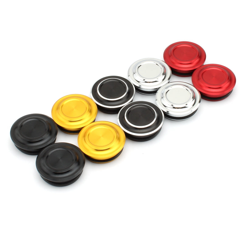 Billet Aluminium Frame Plug Caps Zwart Geschikt voor Honda Rebel CMX500 2020-2021