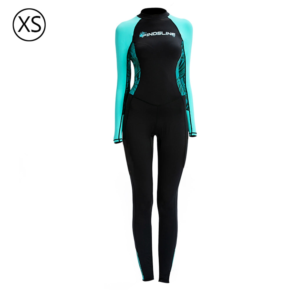 Ultra-thin Women's Ice Silk Sunscreen Wetsuit Full Body stretch Diving Suit