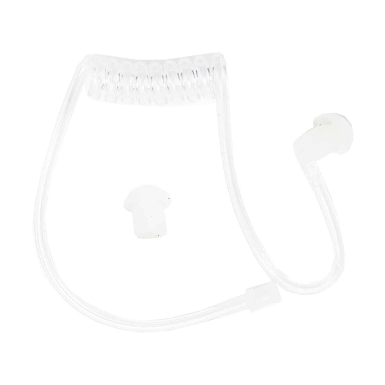 7.1-A3 In-ear Headset Single listening Transparent Air Tube Earphone with Mic