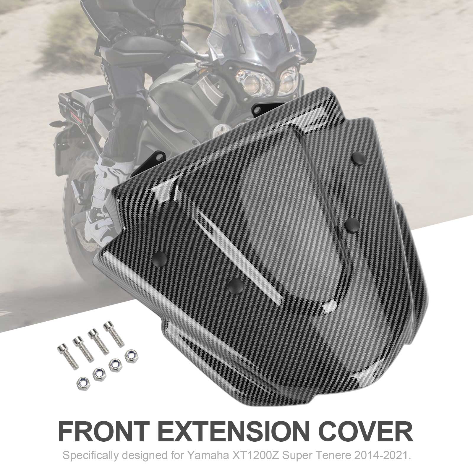 Couvercle d'extension de garde-boue, cône de nez avant pour Yamaha XT1200Z 2014 – 2021