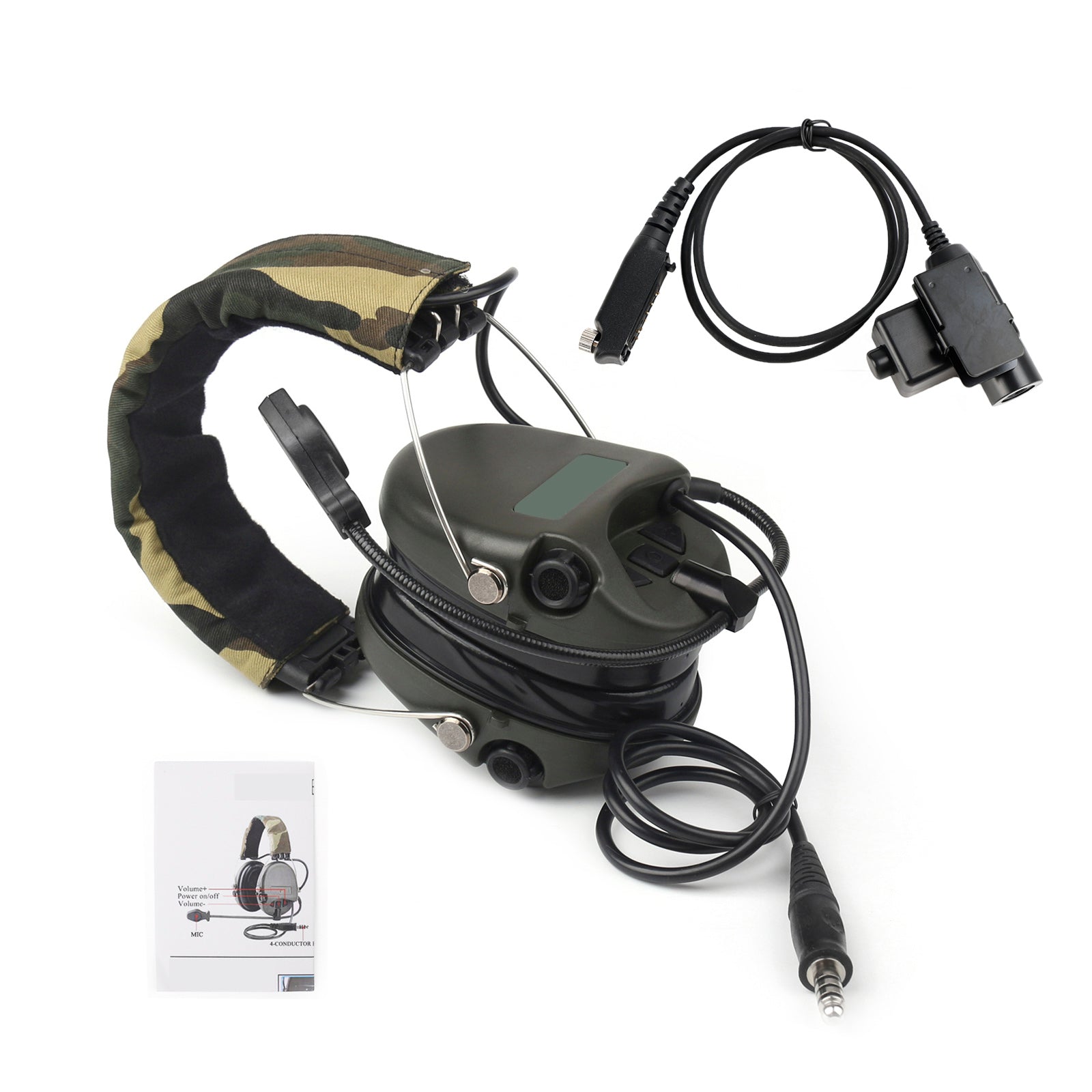 H60 Geluidsopname Ruisonderdrukking CS-headset voor Sepura STP8000 STP8030 STP8035