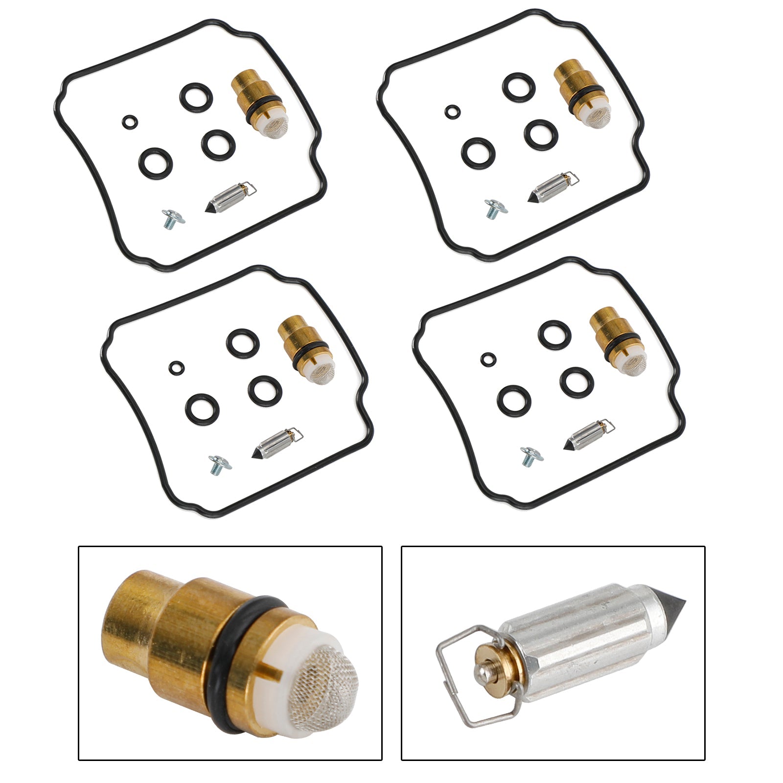 Kit de réparation de reconstruction de carburateur Yamaha version FZR400(1WG)R/RR 88-1990 4X