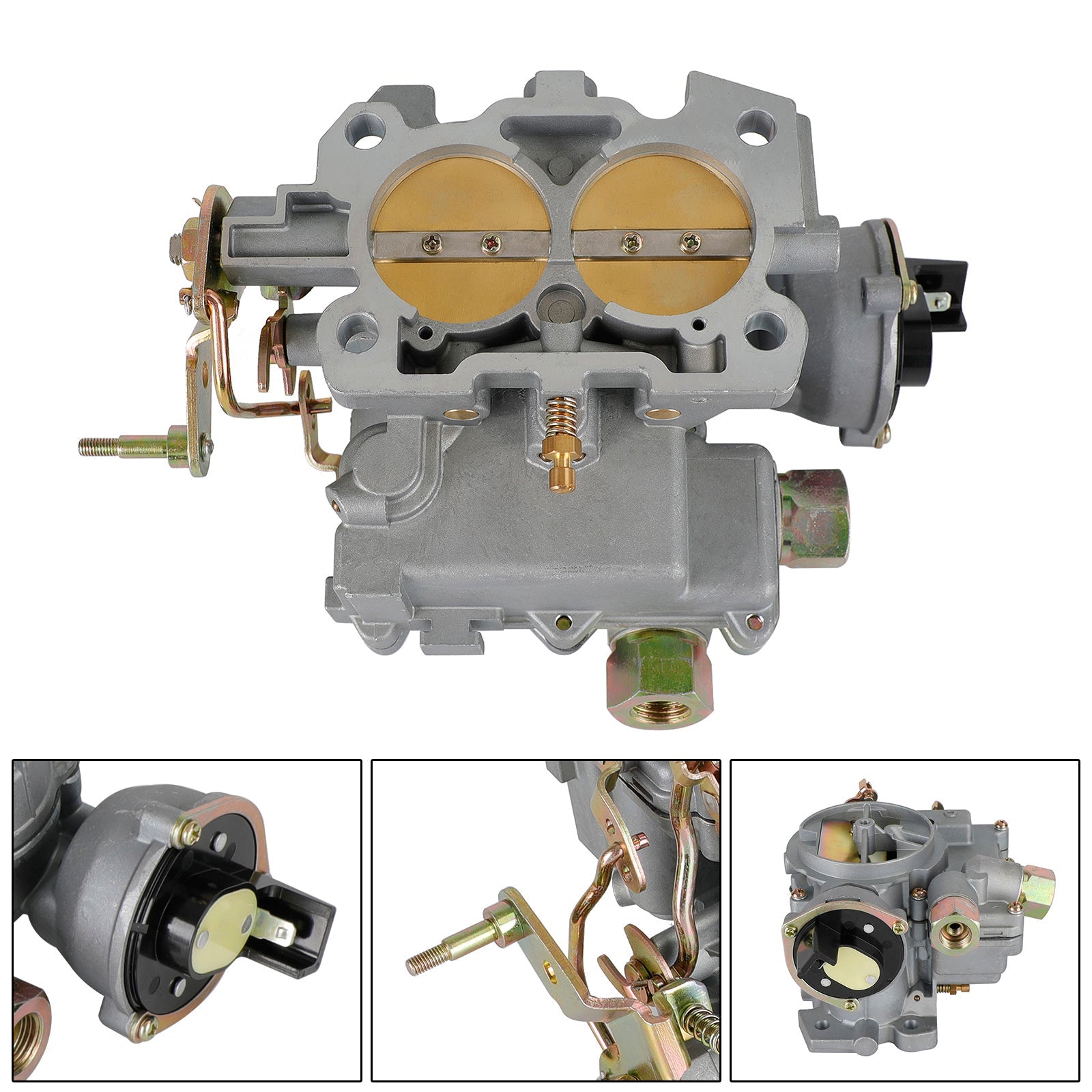 Carburateur Carb adapté pour Marine Mercruiser 2 baril 3.0L 2 CYL avec une longue liaison