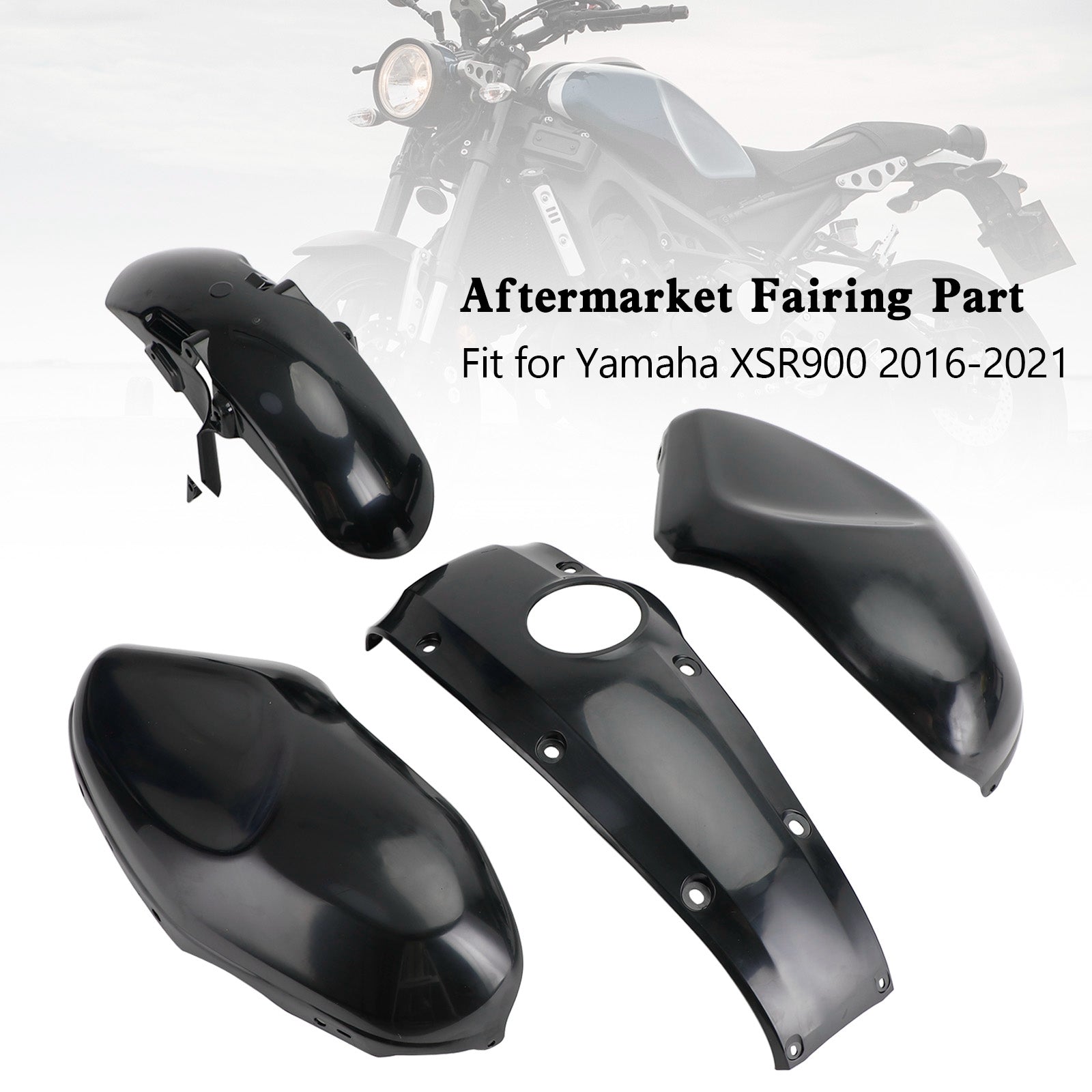 Yamaha XSR900 2016-2021 Bodywork Fairing Injection Molding Unpainted