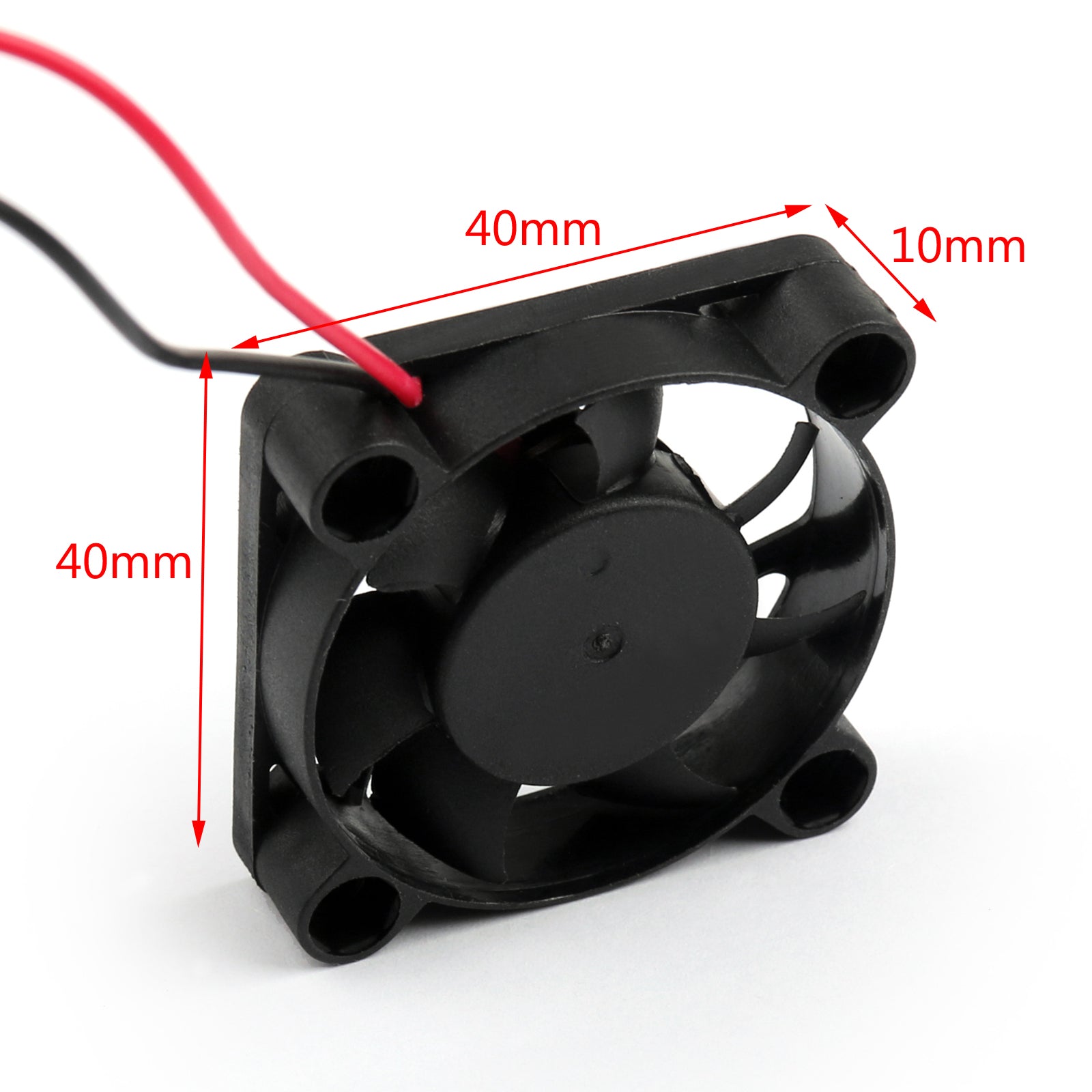 4 stuks DC borstelloze koelventilator 5V 0.15A 4010s 40x40x10mm 2-pins CUP computerventilator