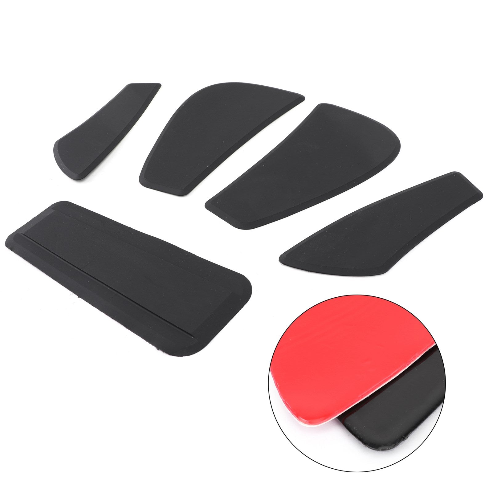 5X Side Tankpad Brandstoftankbeschermer Fit Voor Bmw R1200Rt Lc 2013-2019 Rubber Generiek