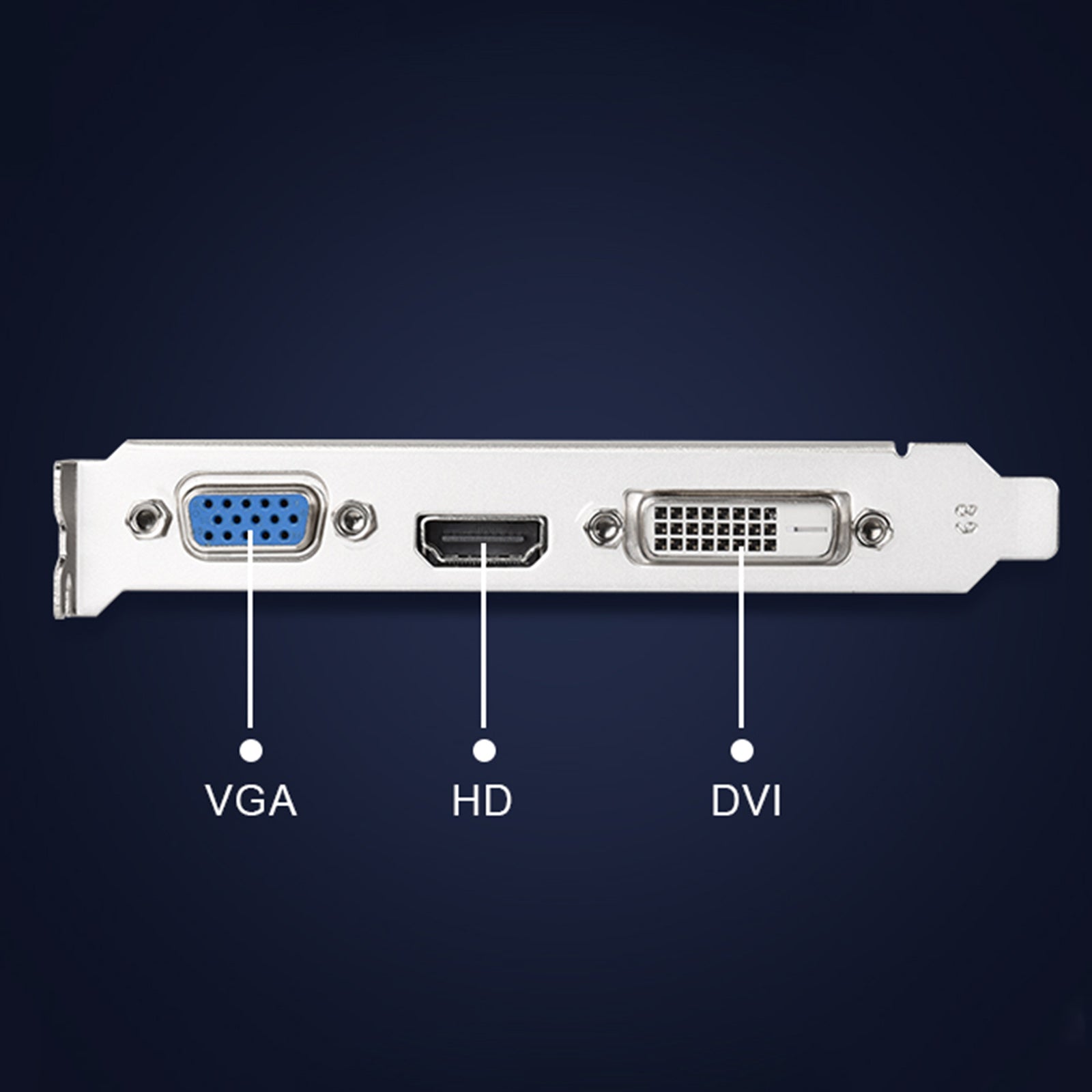 Carte graphique indépendante GT610, 1 go, petit châssis, mémoire DDR3, VGA, ordinateur