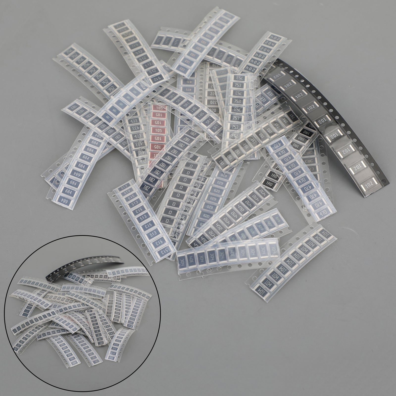 1210/2010/2512/1812 SMD Resistor Assorted Kit 1R-1M Ohm 5% 33 Values