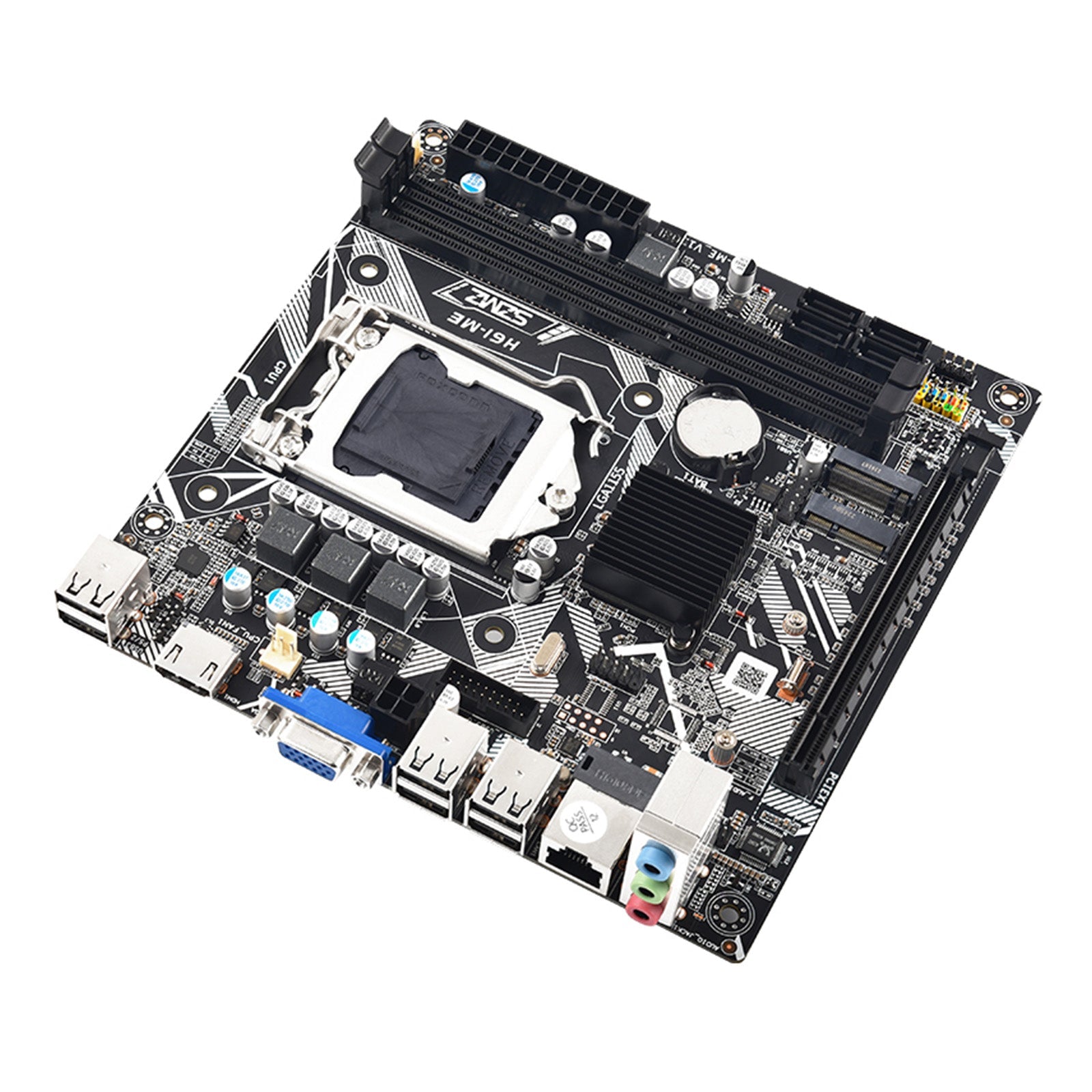 LGA 1155 support 2*DDR3 USB2.0 SATA2 NVME Plate Board PC H61-ME Motherboard