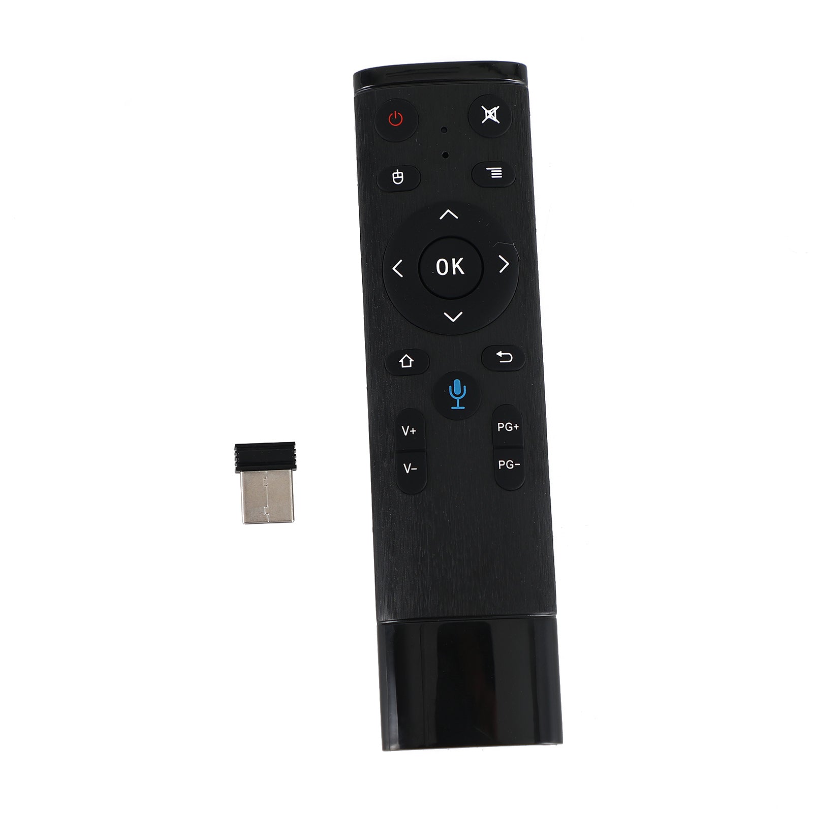 Q5 2.4GHz USB WiFi Air Mouse Gyro Voice Remote Control for PC PS4 Smart TV Box