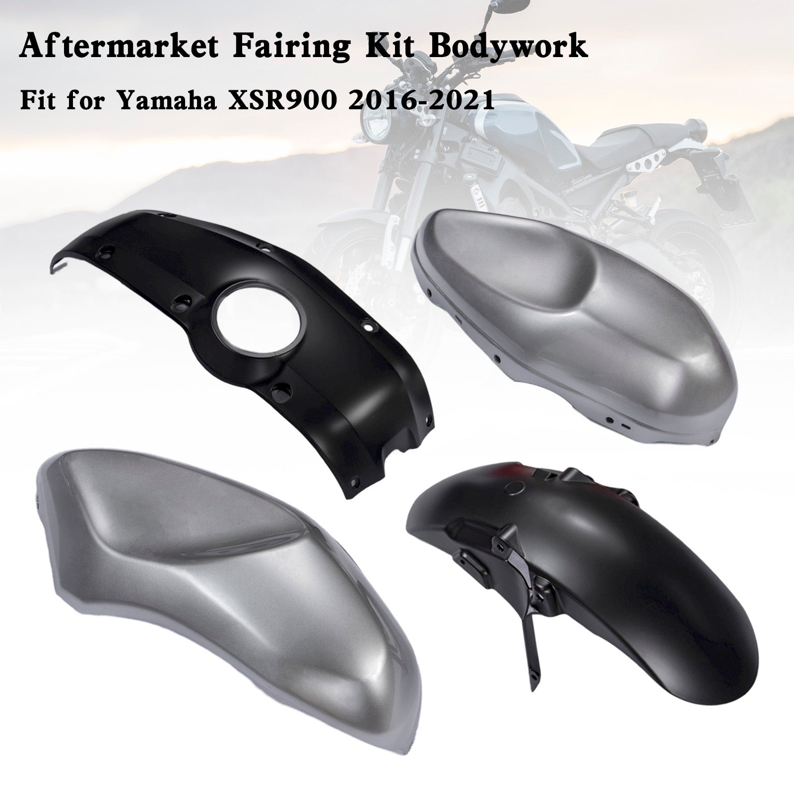 2016-2021 Yamaha XSR900 Injection ABS Plastic Bodywork Fairing Kit 001#