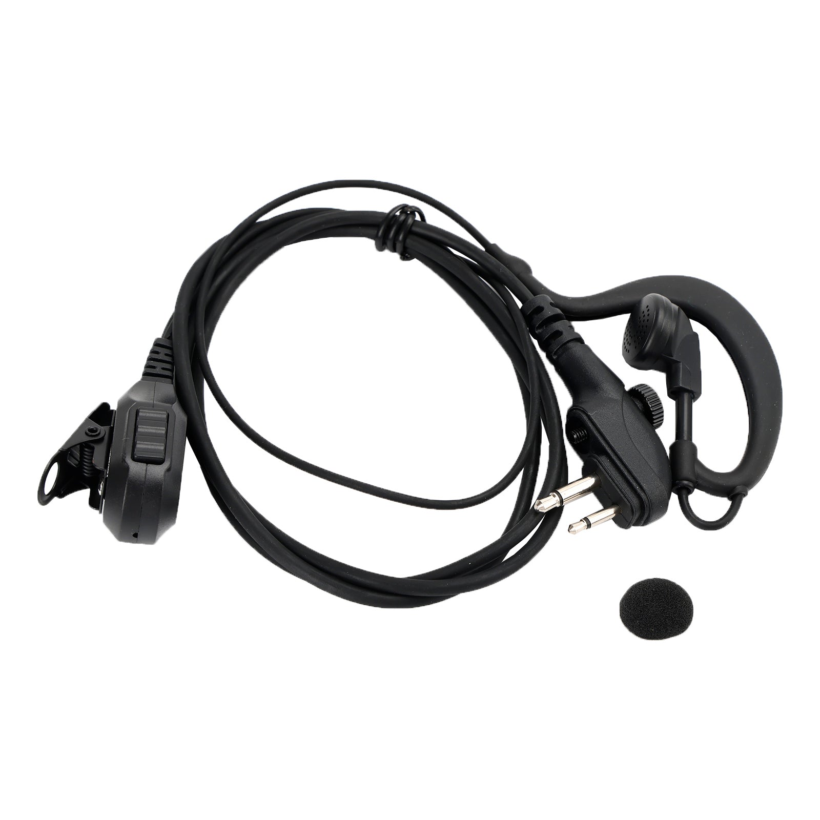 Casque ovale PTT dans un talkie-walkie pour HTY TC-600 TC-610 TC-620 TC-618 TC-700