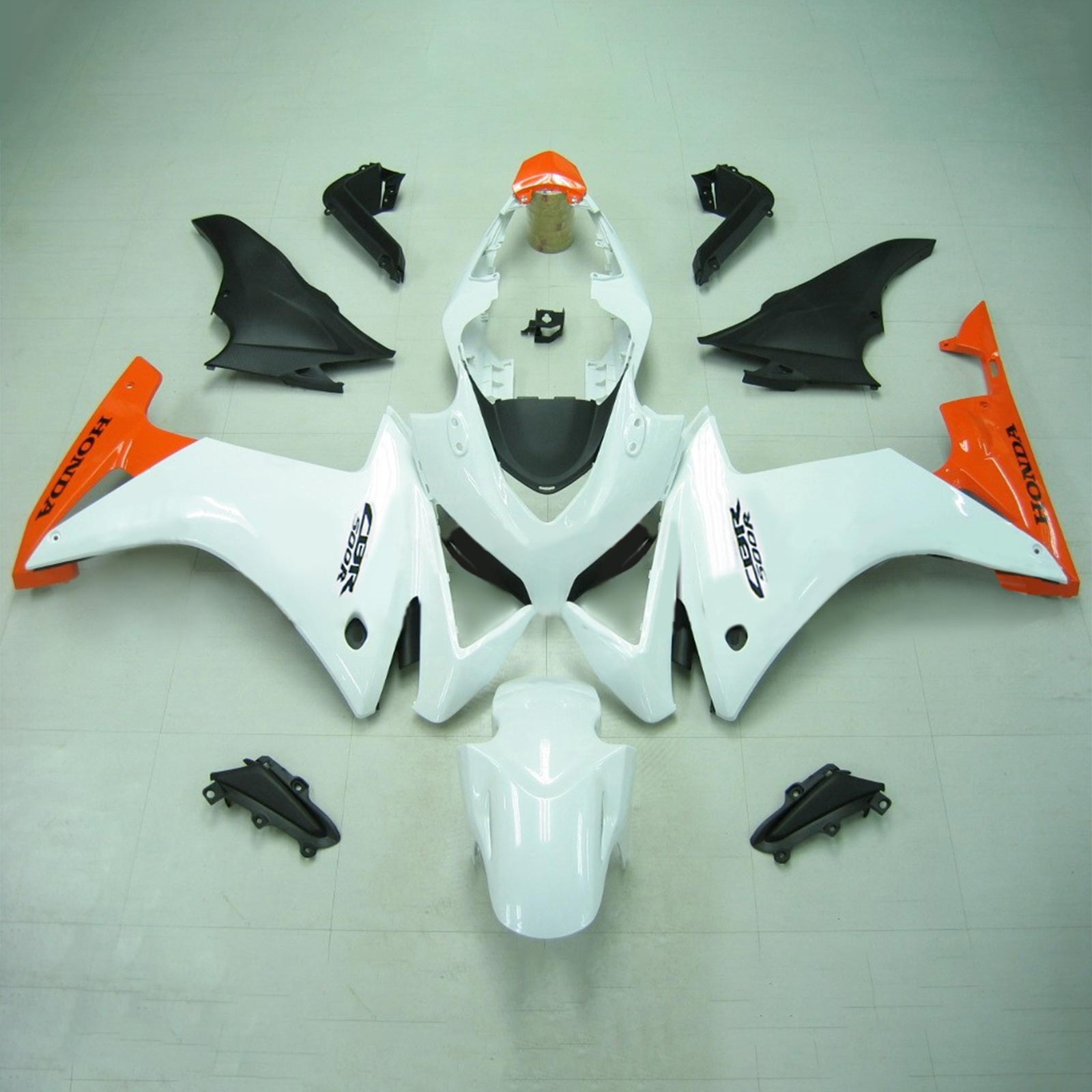 2013-2015 Honda CBR500R Kit de carénage d'injection Amotopart Carrosserie Plastique ABS #107