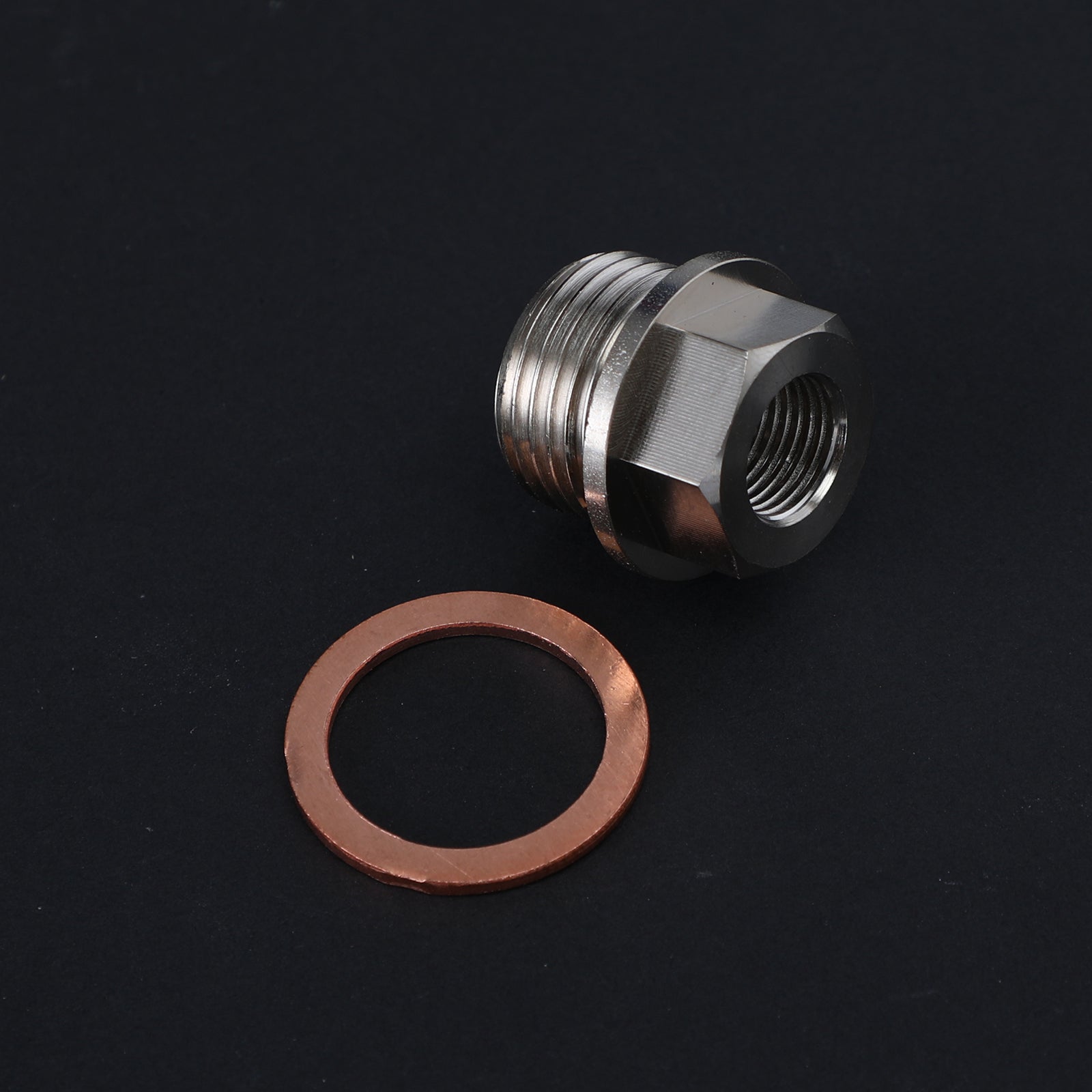 1/8" NPT to M18x1.5 Male Pressure Temperature Gauge Sender Adapter