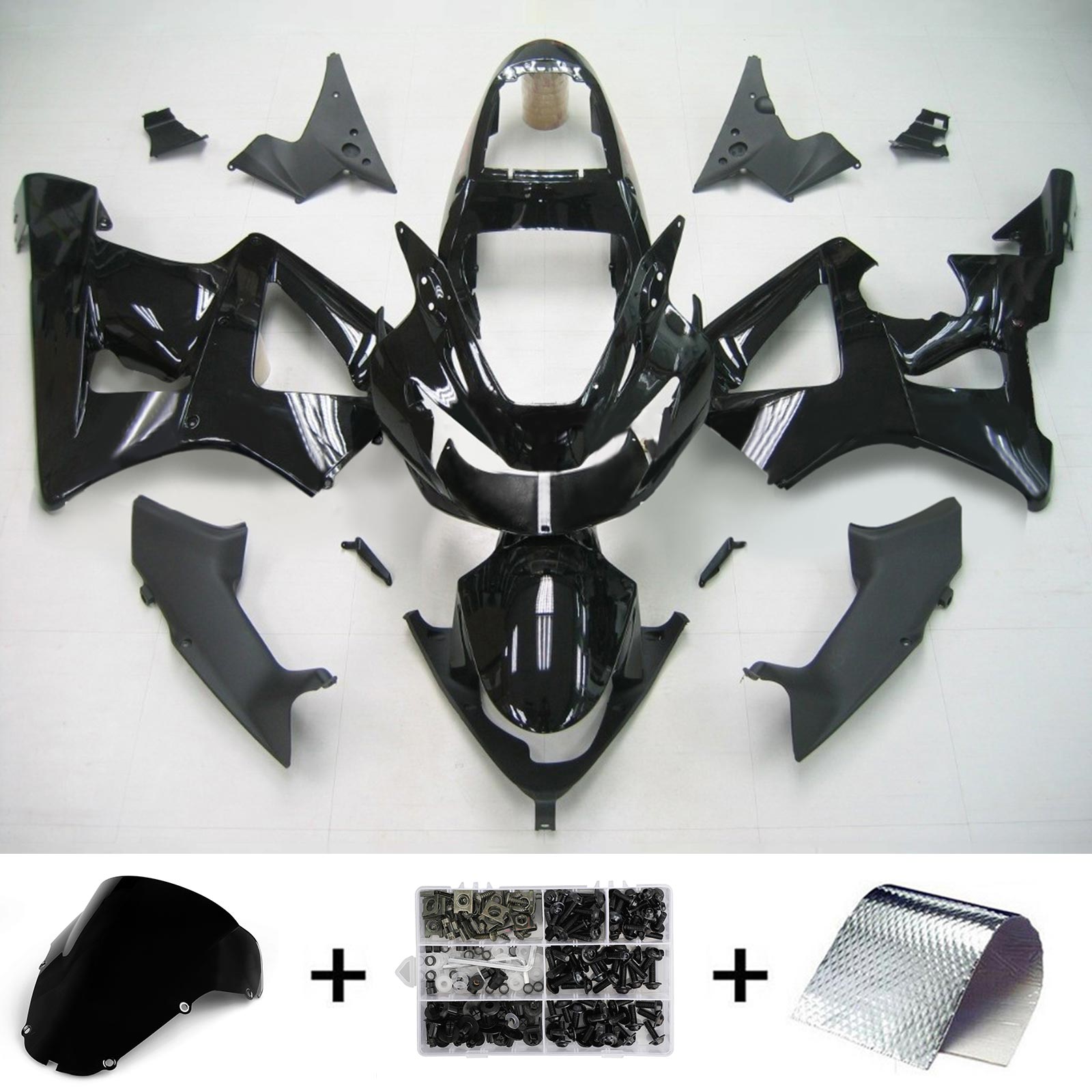 2000-2001 Honda CBR929RR Amotopart Injection Fairing Kit Bodywork Plastic ABS #121