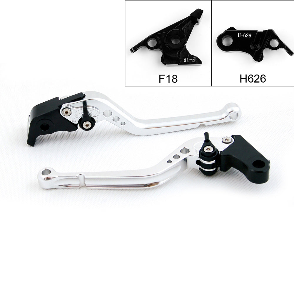 Leviers de frein et d'embrayage pour Honda CBR 600 900 CB900 Hornet VTX1300 NC700, noir générique