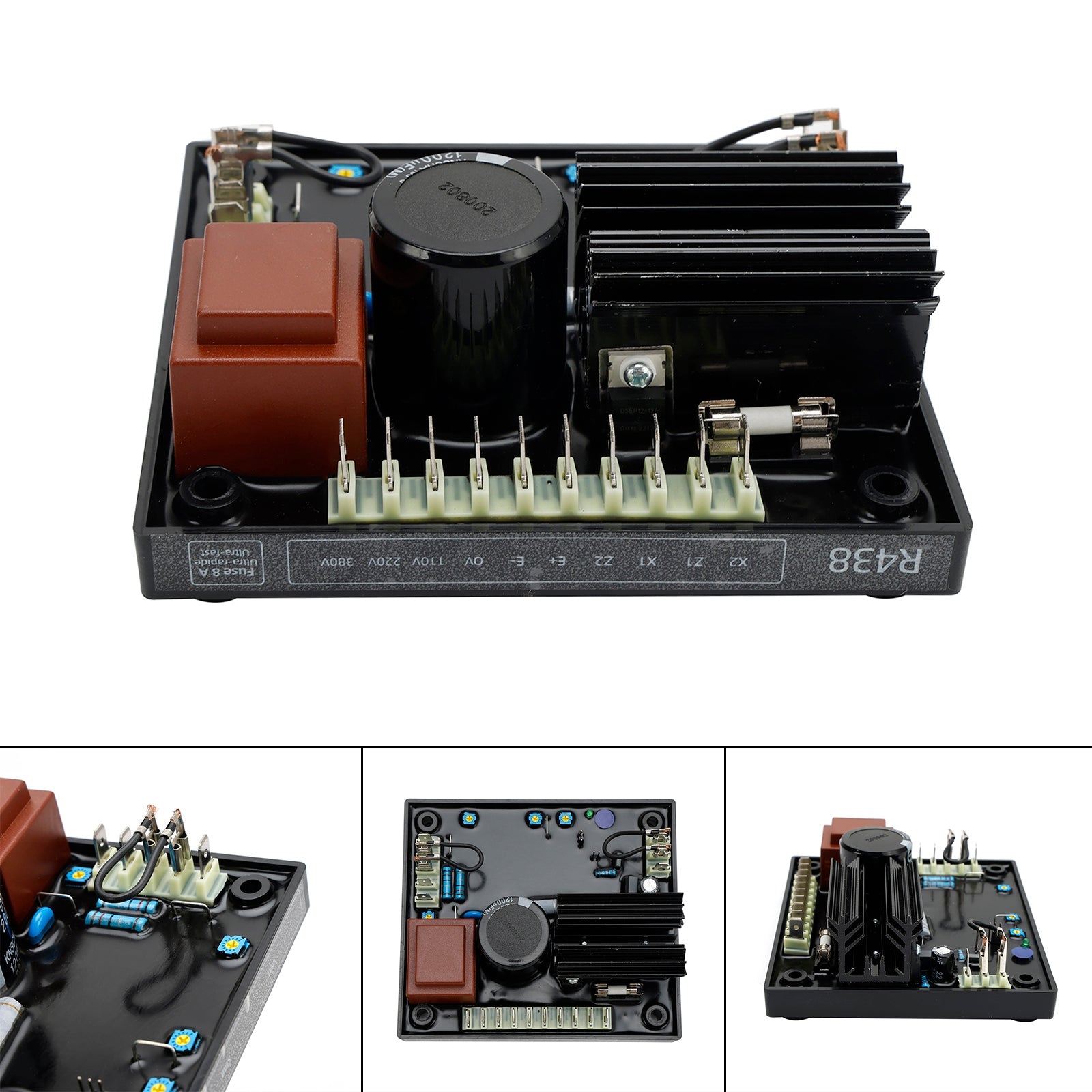 Automatisk spenningsregulator AVR R438 kompatibel med Leroy Somer Generator