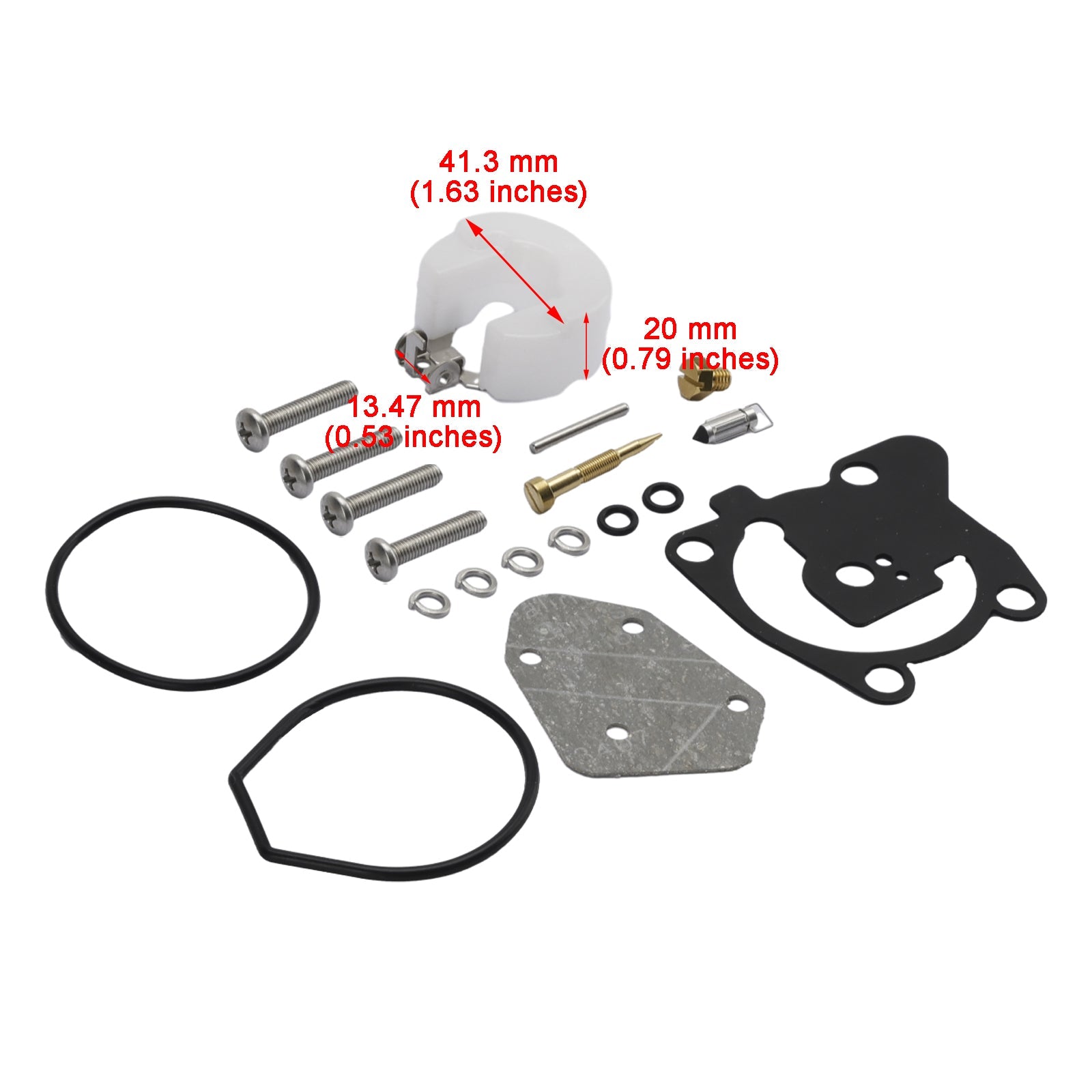 Kit de reconstruction de carburateur pour Yamaha 40HP 40X M(W/T)HS/L E40X MHL 66T-W0093