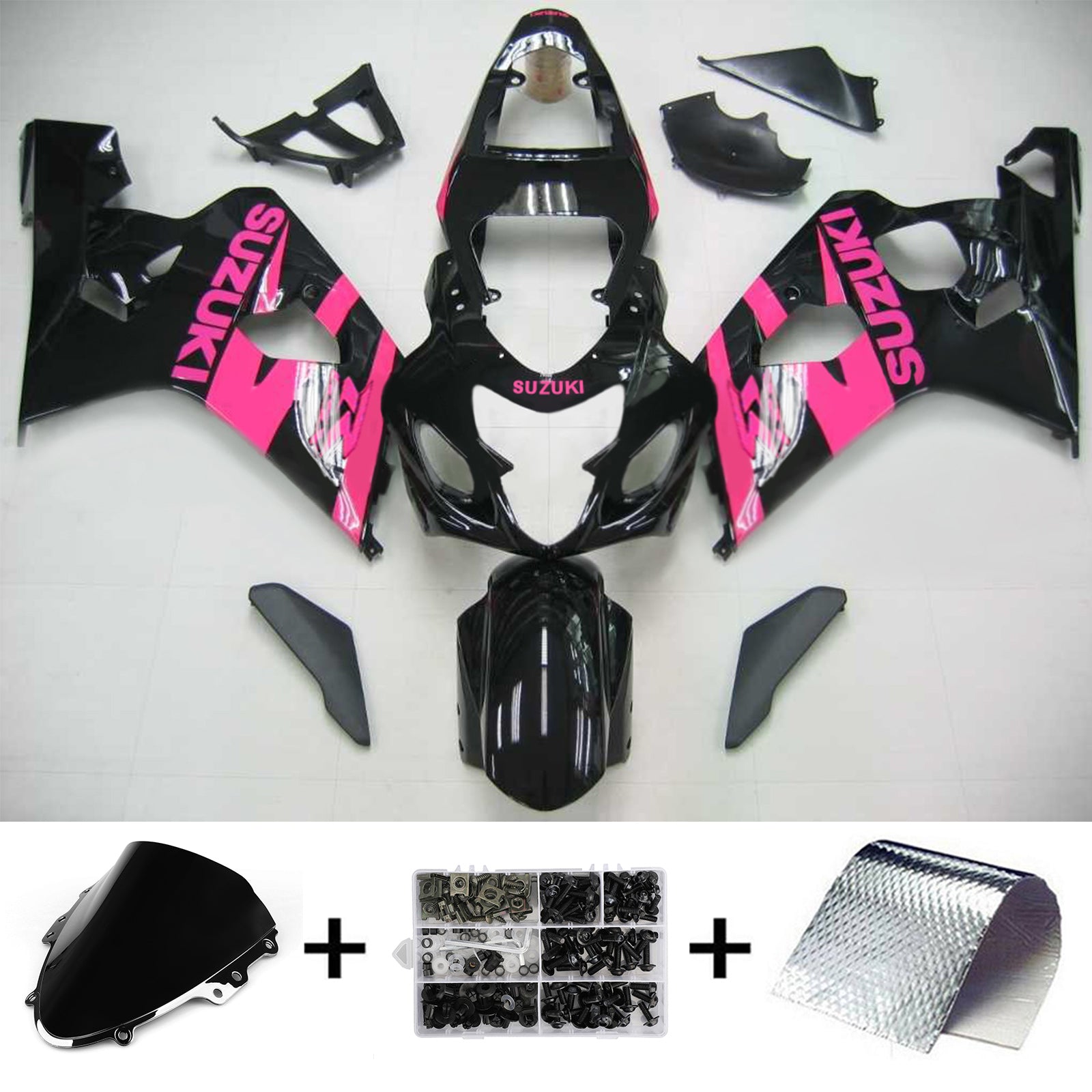 2004-2005 Suzuki GSXR 600/750 K4 Amotopart Injection Fairing Kit Bodywork Plastic ABS #116