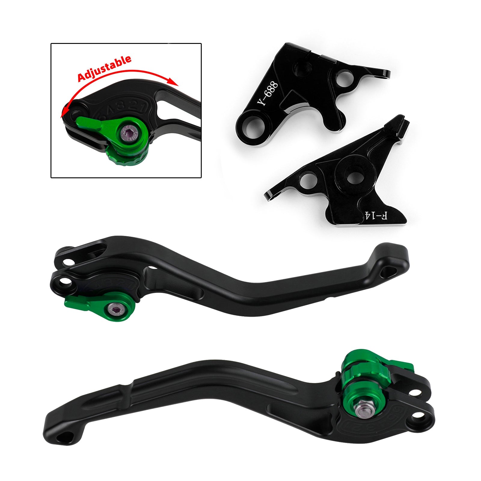 Yamaha YZF R1 R6 FZ1 FAZER R6S US/CA NEW Short Clutch Brake Lever