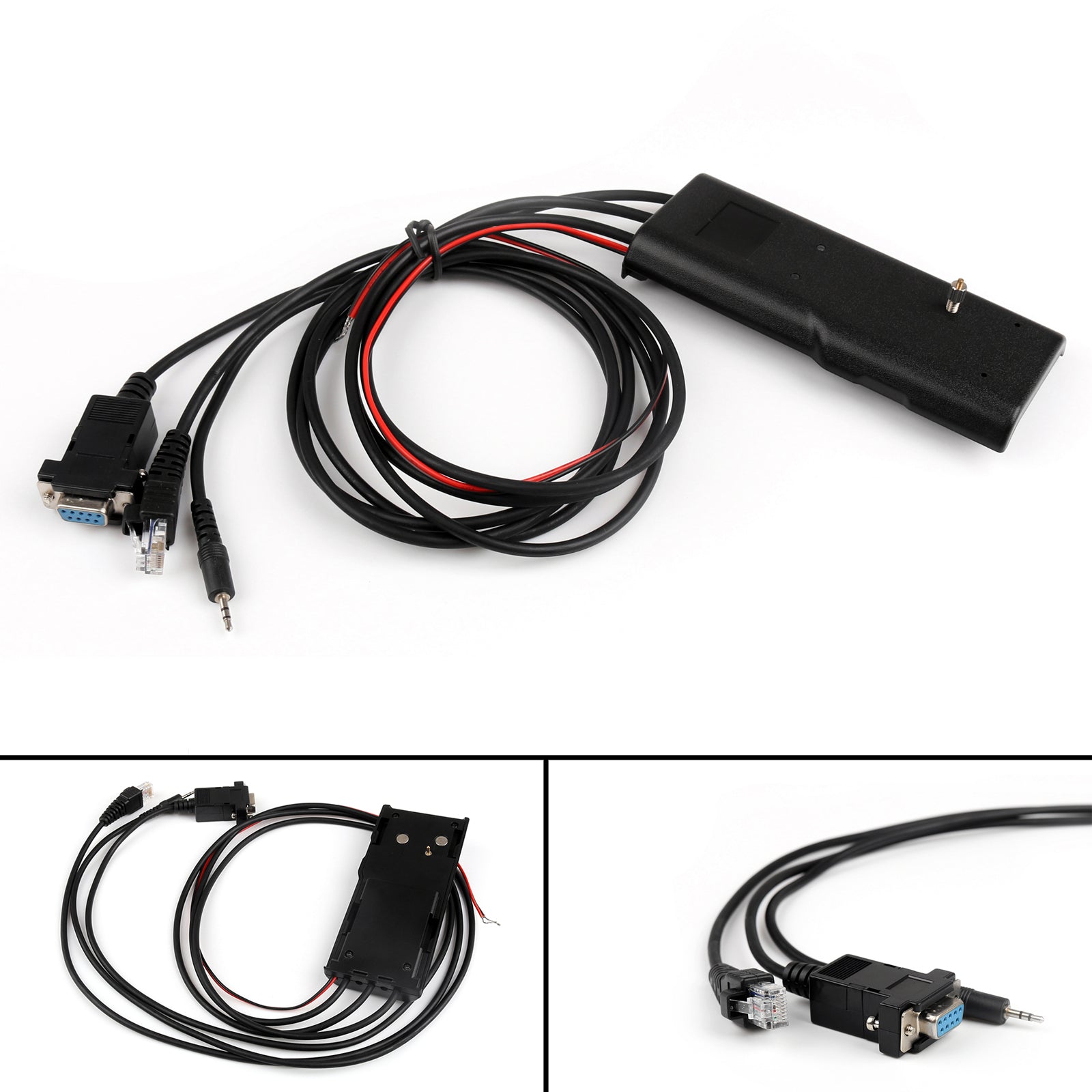 1Pcs 3 in 1 RIB-Less Programming Cable For Motorola GP300/88S CP200 GM300 Radio