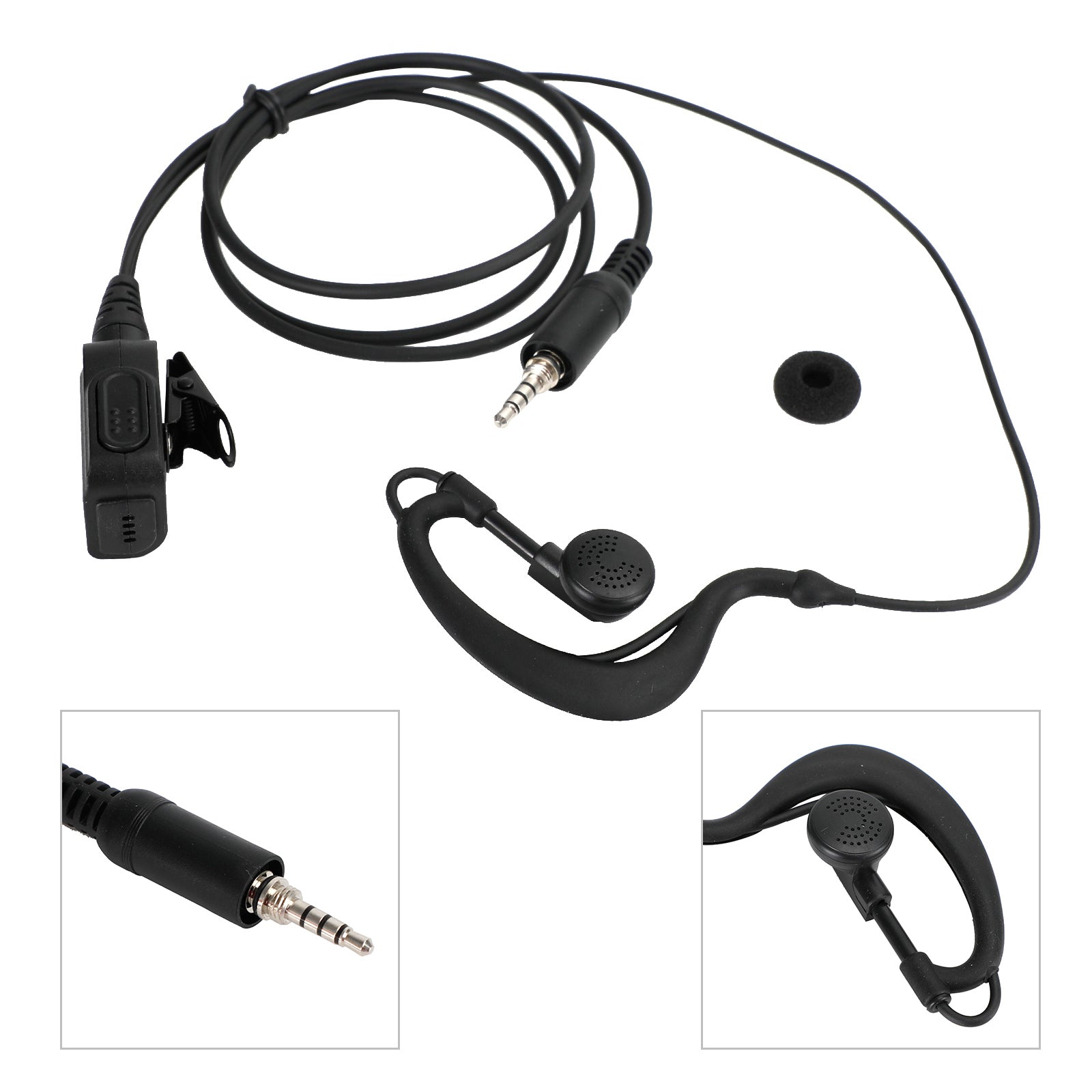 G-Vorm Oortelefoon Headset Ovale PTT MICROFOON Voor ICOM IC-M33 M34 M36 M23 M24 M25 RS-35M