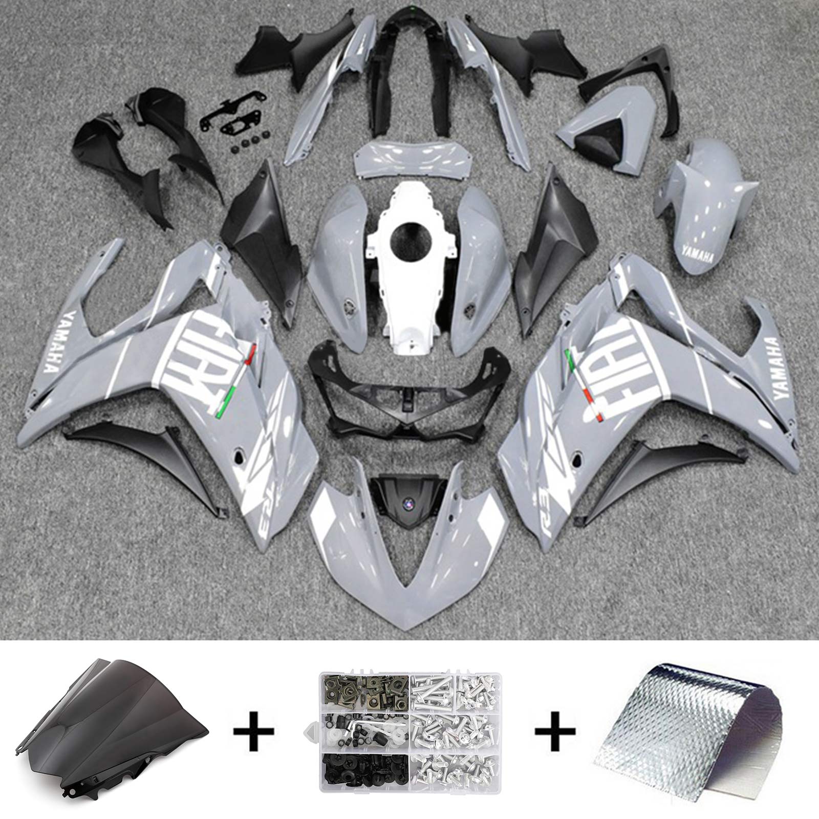 2014-2018 Yamaha YZF-R3 2015-2017 R25 Kit de carénage générique