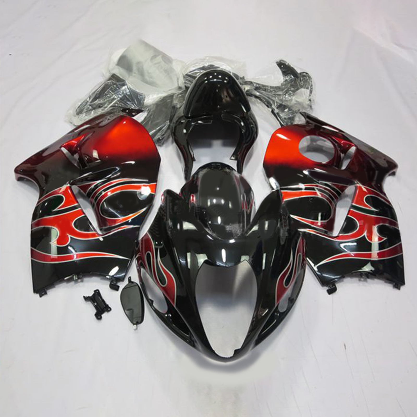 1999-2007 Suzuki Hayabusa GSX1300R Kit de carénage d'injection carrosserie plastique ABS # 140