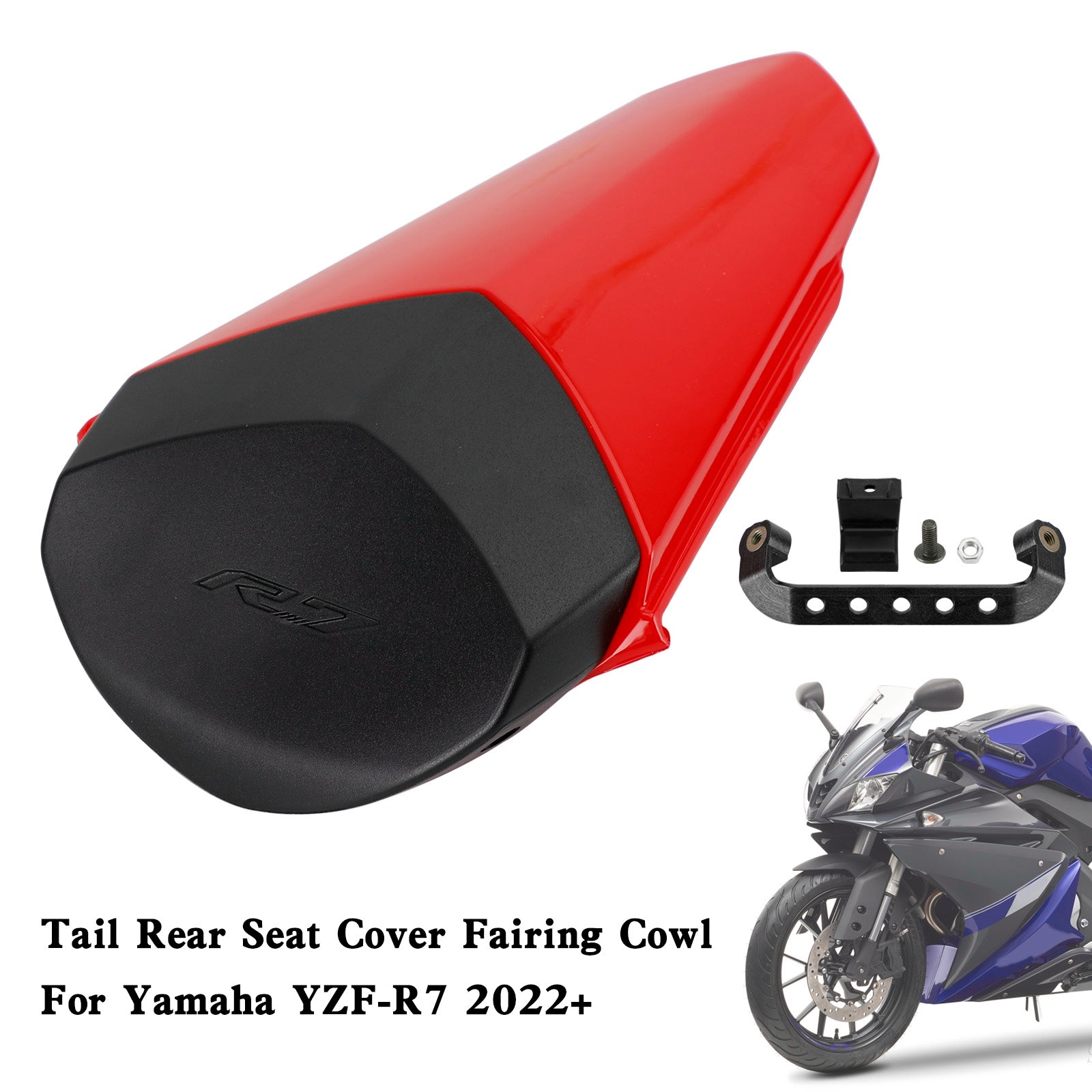 2022-2023 YAMAHA YZF-R7 YZF R7 Staart Achterbank Cover Kuip Cowl