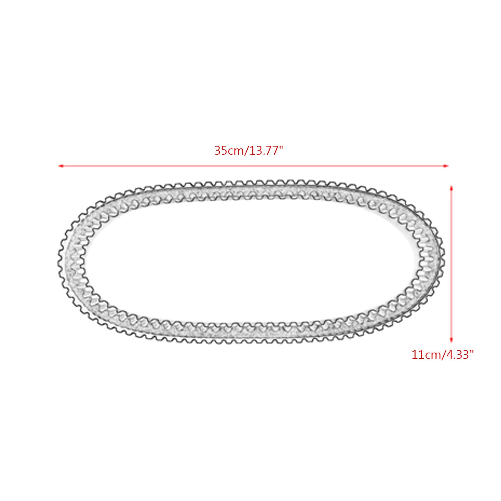 Aandrijfriem 819OC x 20W voor Polaris Phoenix / Sawtooth 200 05-19 ATV P/N.0452496 Generiek