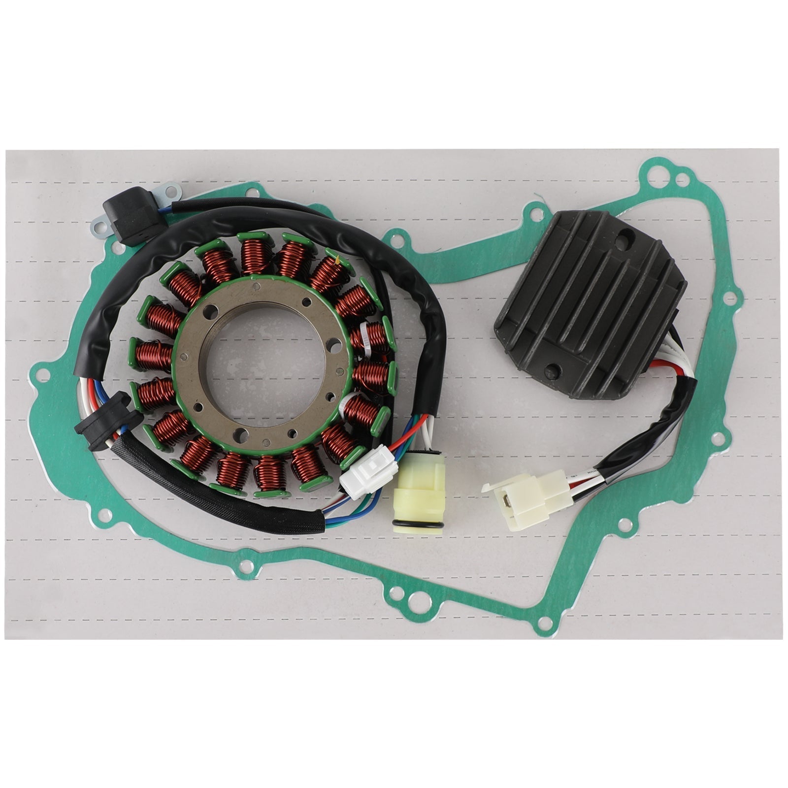 Stator magnéto + redresseur de tension + joint pour Yamaha Big Bear 400 YFM400 00-01 Fedex Express générique