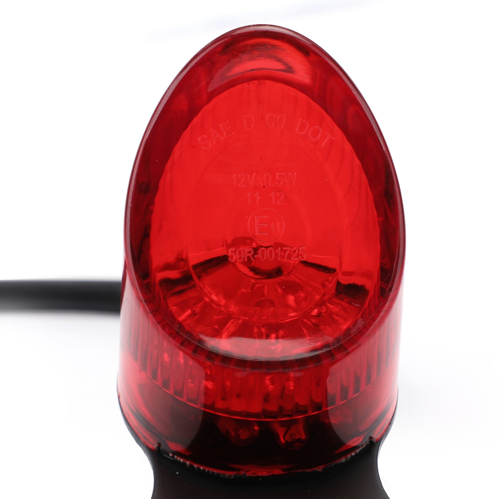 Motorcycle Bike Led Brake Tail Light With License Plate Mount Holder Bracket