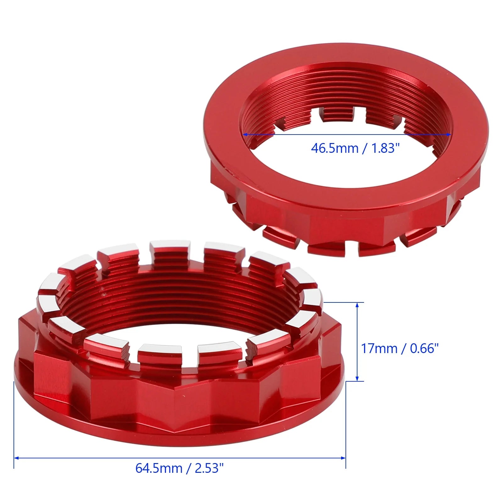 Ducati Panigale 1199/S/R, 1299/S/R, V2,V4/S/R Achterwielasmoer Rood