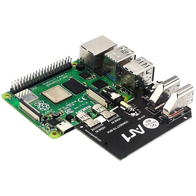 Boîtier en aluminium 2021 pour Raspberry Pi 4, avec bouton d'alimentation sécurisé pour Argon One