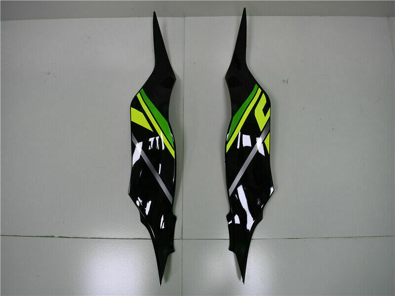 2013-2018 Kawasaki Zx6R Green Black Fairing Kit