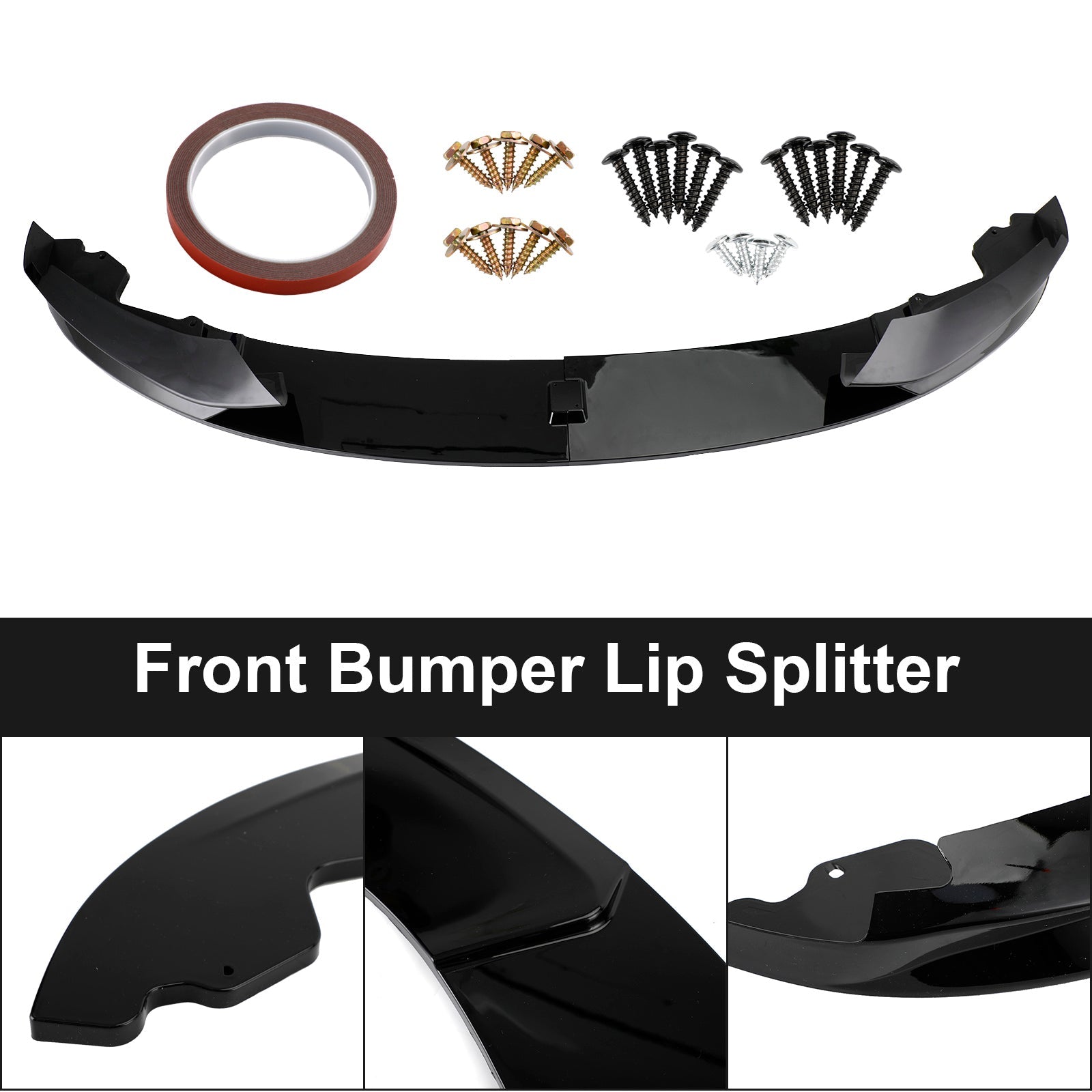 2014-2019 51192334548 BMW 4 Series F32 F33 F36 M Gloss Black Front Bumper Spoiler Splitter