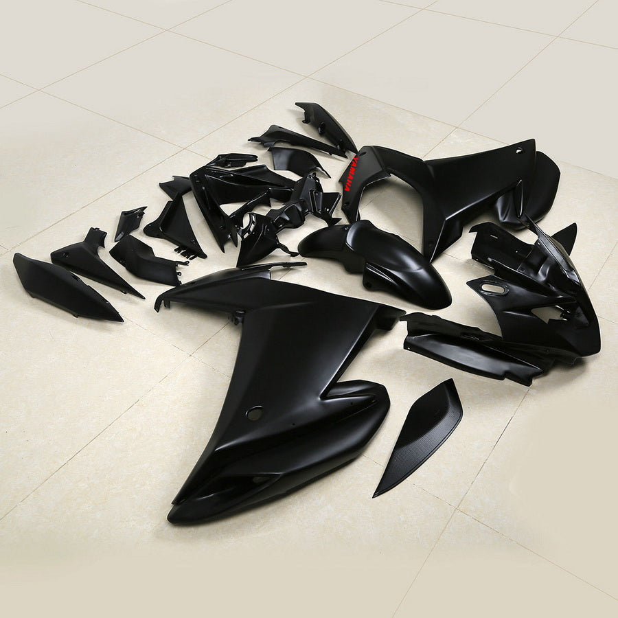 2009-2015 Yamaha FZ6R Amotopart Kit de carénage d'injection carrosserie plastique ABS #103
