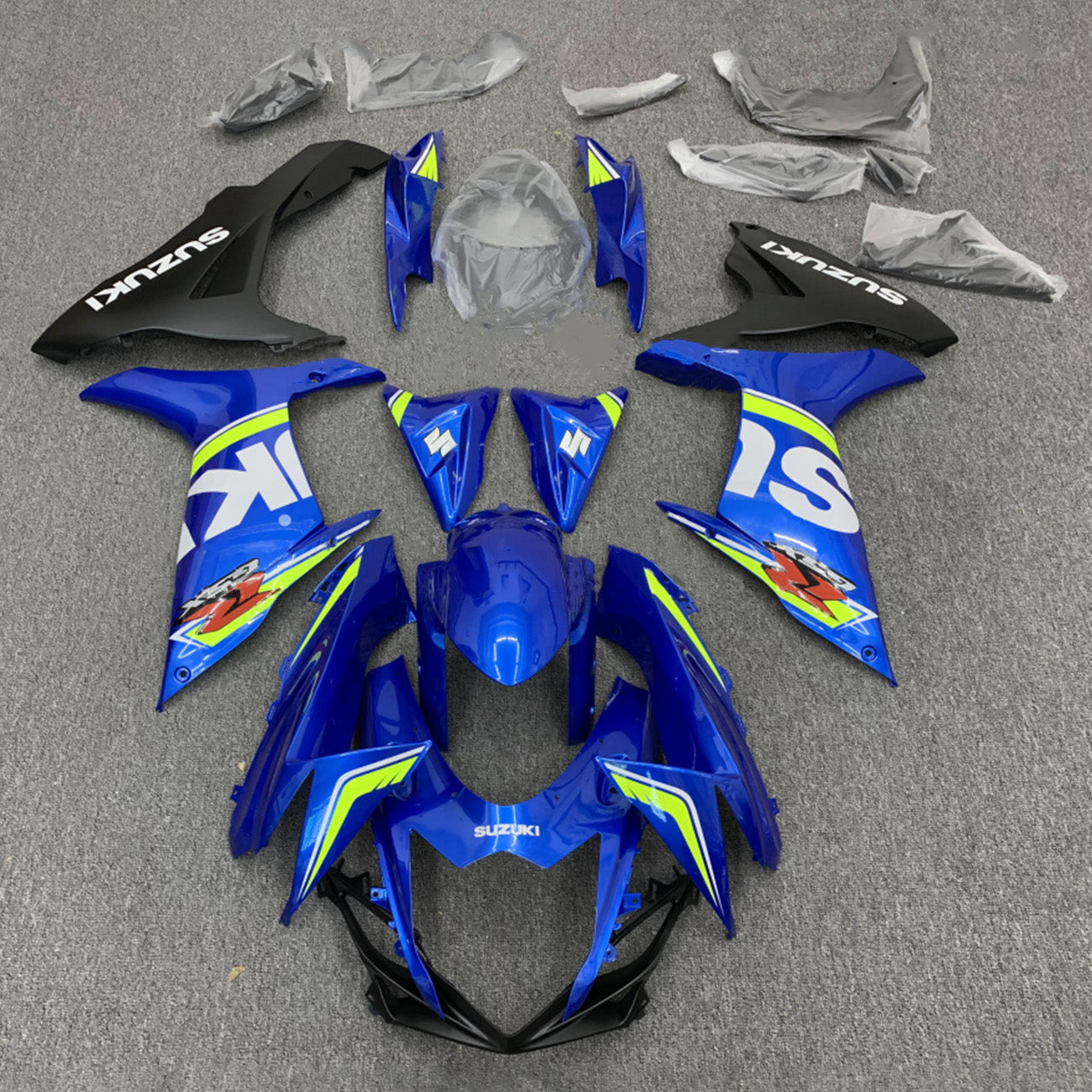 2011-2024 Suzuki GSXR 600/750 K11 Kit de carénage d'injection Amotopart carrosserie plastique ABS #101