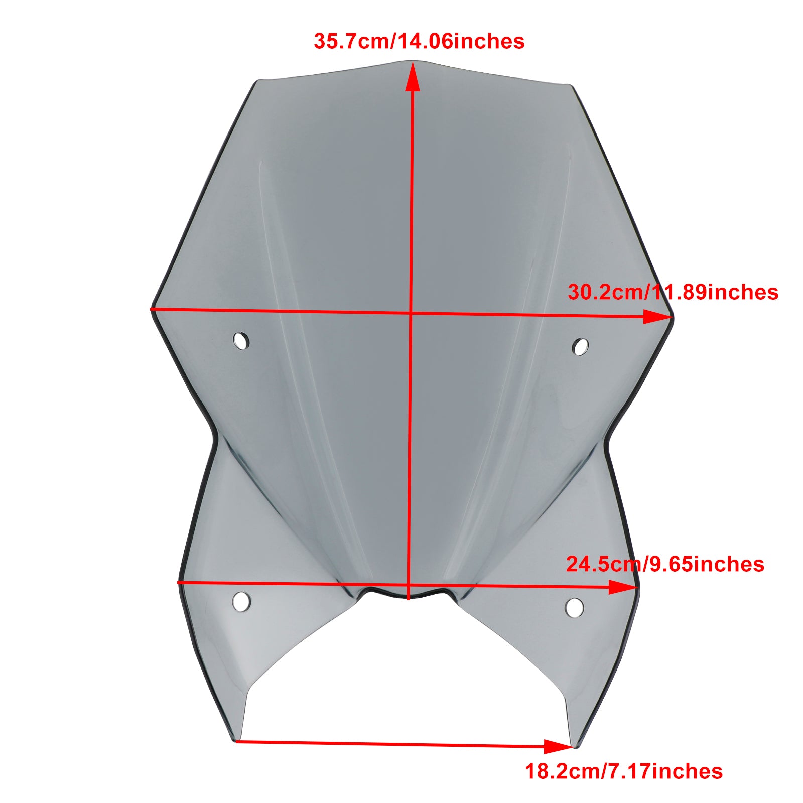 ABS motorsykkel frontrute vindskjerm passer for Suzuki GSX-S 1000 2021-2022