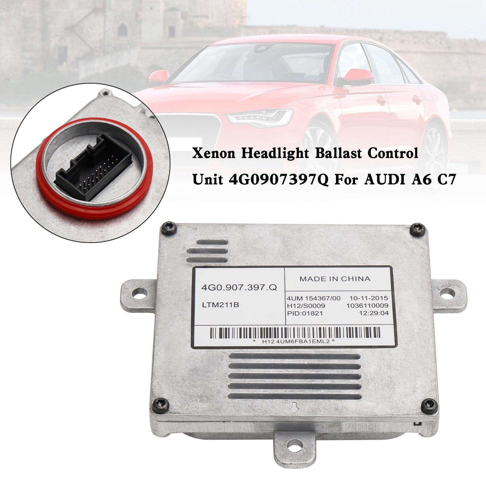 Xenon Headlight Ballast Control Unit Fit for Skoda Rapid 2017 5J 4G0907397Q