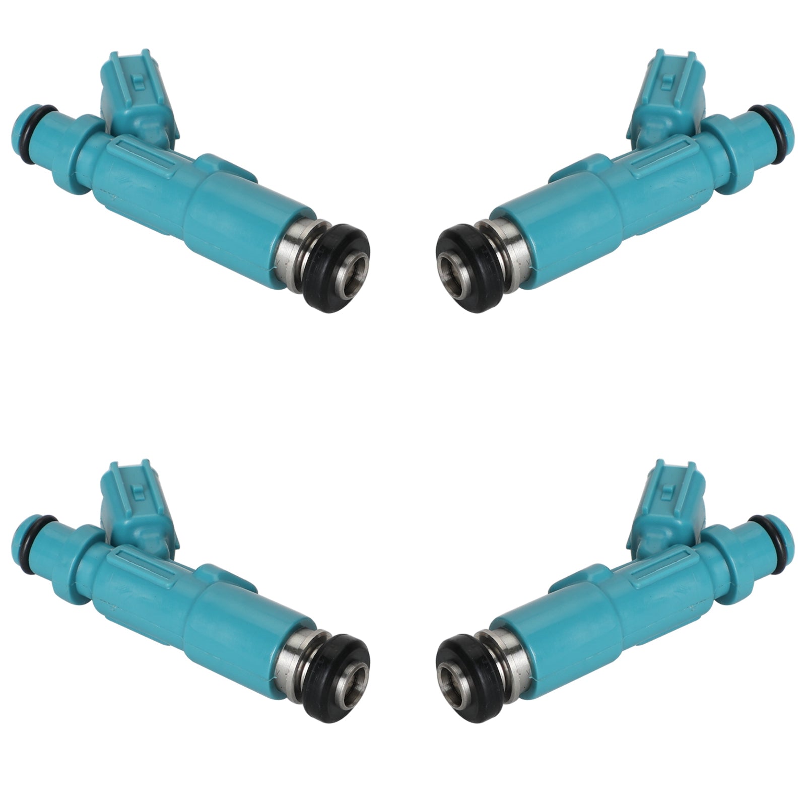 4PCS Fuel Injectors 23250-23020 2325023020 23209-29015 2320929015 Fit Toyota Yaris Vitz 1.0L 1.3L 1999-2005