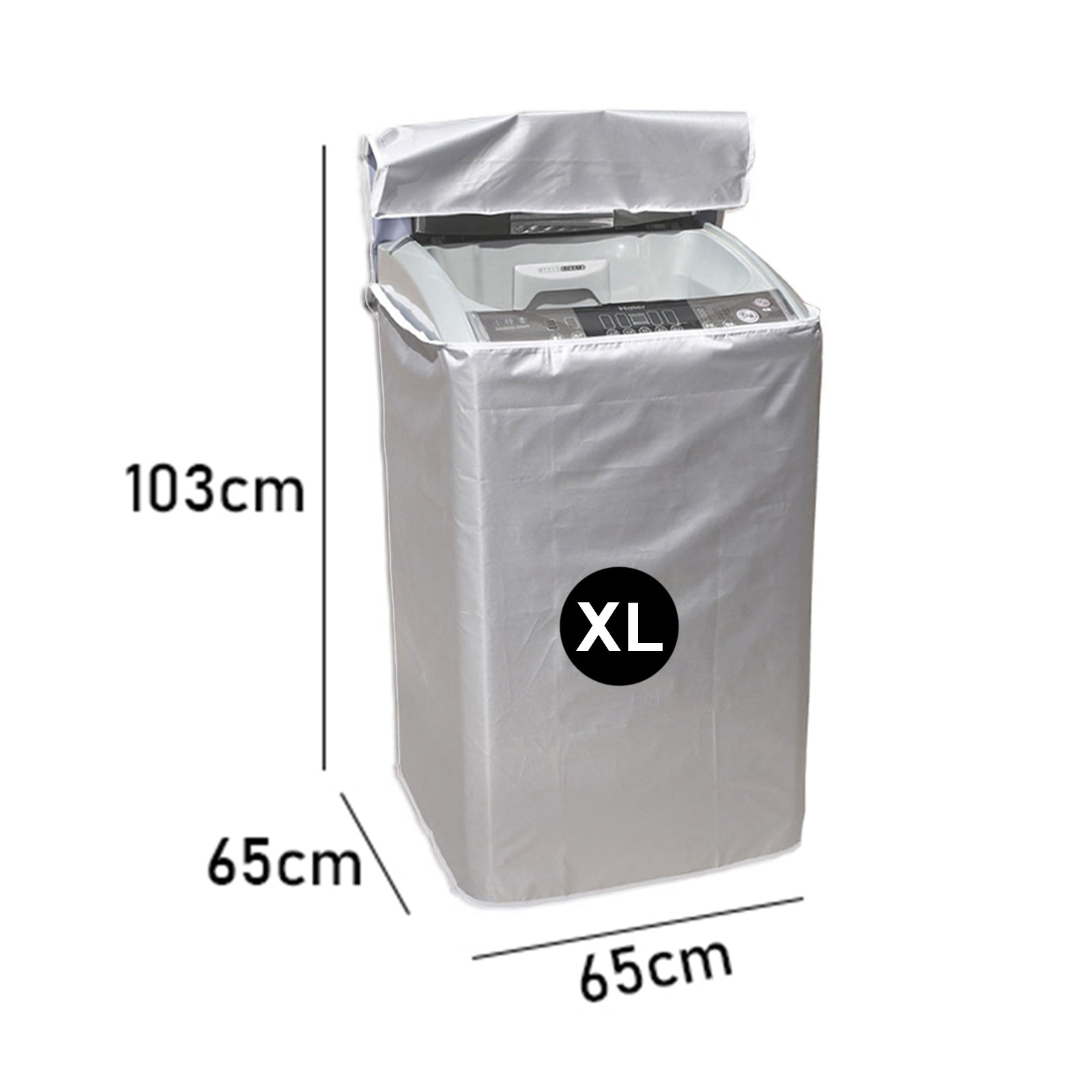 Stofdichte wasmachine waterdichte beschermhoes voorlader wasdroger S-XL