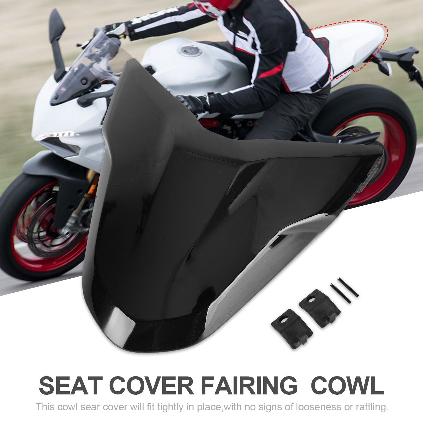 Tail Rear Seat Cover Fairing Cowl For DUCATI Supersport 939 950 All Year Generic