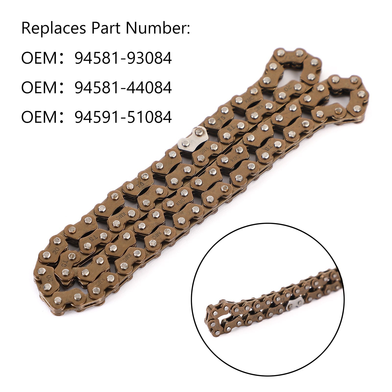 Timing Chain For Yamaha 94581-93084 94581-44084 94591-51084 T90D T90N Yb-1 Yb50