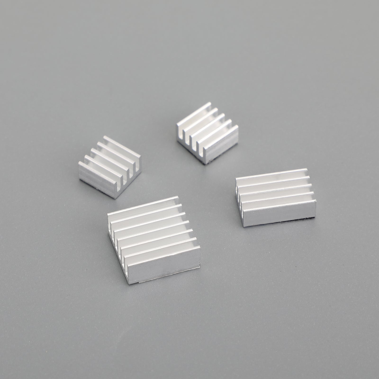 4PCS Radiator Cooler Kit Aluminum Heatsink for Raspberry Pi 4B with Sticker