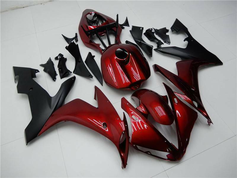 2004-2006 YAMAHA YZF R1 Kit de carénage Amotopart rouge