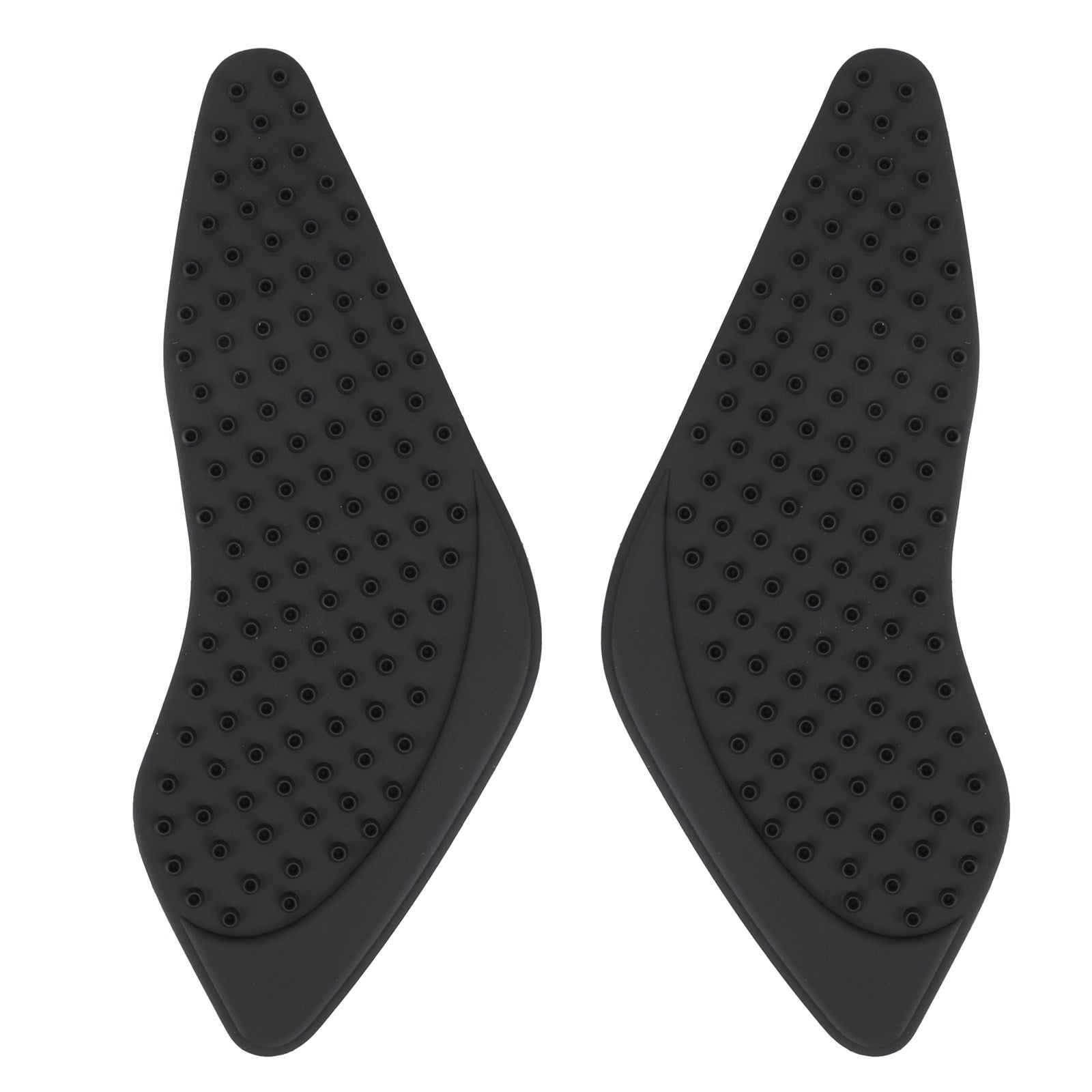 2X Side Tankpad Brandstoftankbeschermer Fit Voor Honda Cb400 Vtec 92-18 Rubber Zwart Generiek