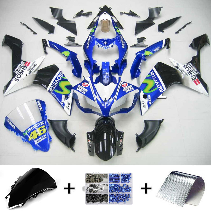 Injection Fairing Kit Bodywork Plastic ABS fit For Yamaha YZF 1000 R1 2007-2008