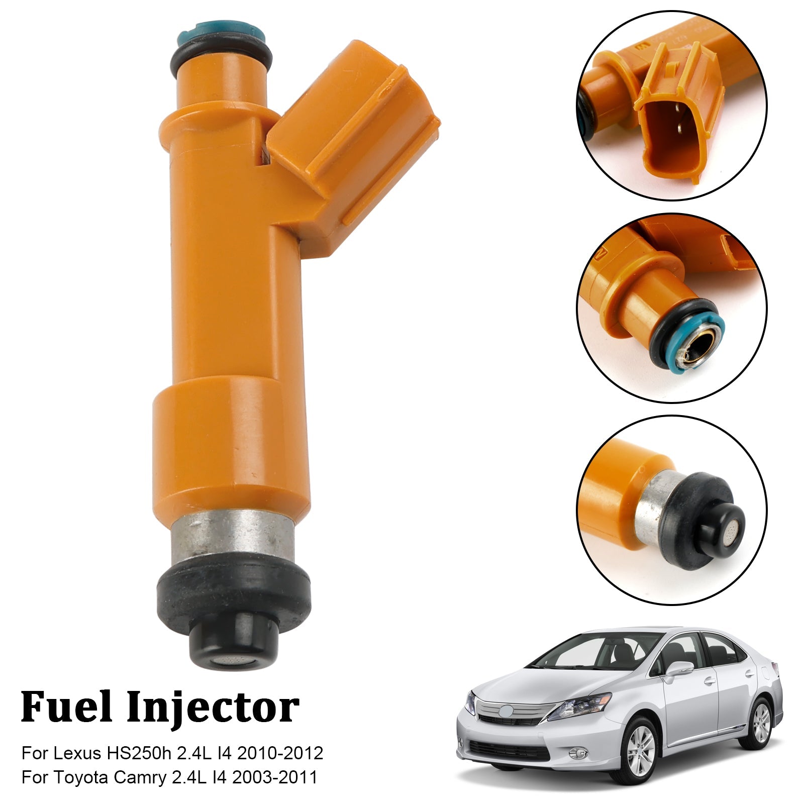 1PCS Fuel Injector 23209-0H050 Fit Toyota Camry 2.4L 2003-2011 23209-28060